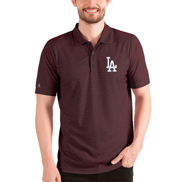 Antigua Men's Los Angeles Dodgers Tribute White Performance Polo