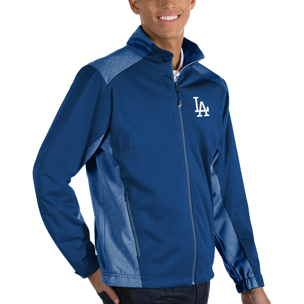 Men's Antigua Royal Los Angeles Dodgers Revolve Full-Zip Jacket
