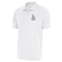 Polo métallisé blanc Antigua pour homme des Dodgers de Los Angeles