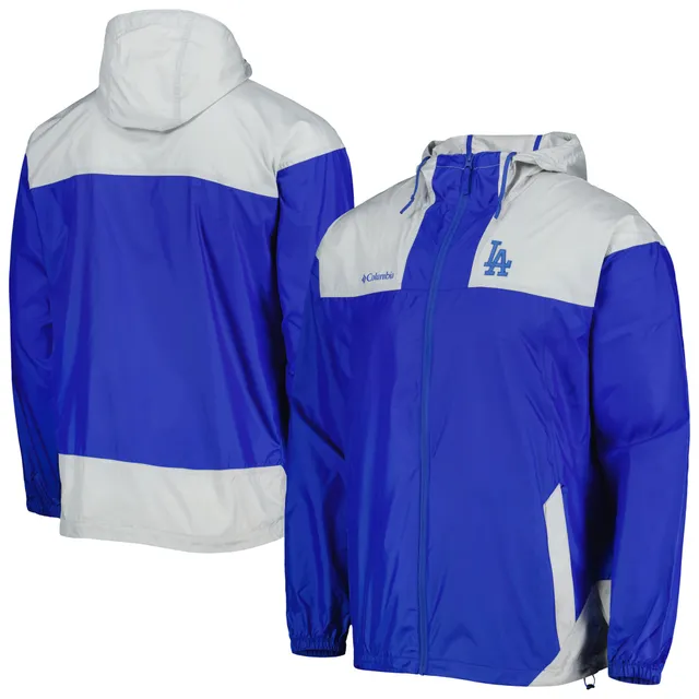 Mitchell & Ness Highlight Reel Los Angeles Dodgers Windbreaker Jacket Royal Blue