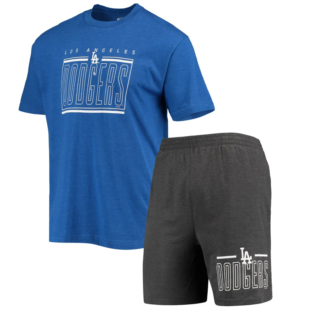 Kansas City Royals Concepts Sport Meter T-Shirt and Shorts Sleep Set -  Royal/Light Blue