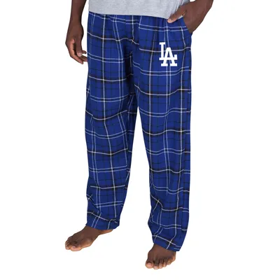 Los Angeles Dodgers Concepts Sport Ultimate Plaid Flannel Pajama Pants - Royal