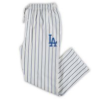 Men's Concepts Sport White/Royal Los Angeles Dodgers Big & Tall Pinstripe Sleep Pants