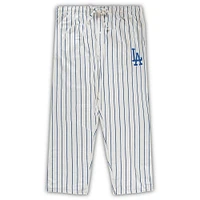 Men's Concepts Sport White/Royal Los Angeles Dodgers Big & Tall Pinstripe Sleep Set