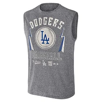 Collection Darius Rucker pour hommes par Fanatics Charcoal Débardeur musclé coupe décontractée Los Angeles Dodgers