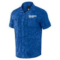 Chemise boutonnée couleur équipe en denim Darius Rucker Collection par Fanatics Royal Los Angeles Dodgers pour hommes