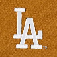 Men's Dunbrooke Tan Los Angeles Dodgers Journey Tri-Blend Full-Zip Jacket