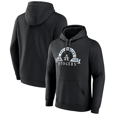 Men's Fanatics Black Los Angeles Dodgers Big & Tall Utility Pullover Hoodie