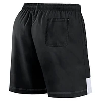 Short de bain Fanatics noir Los Angeles Dodgers Elements pour hommes