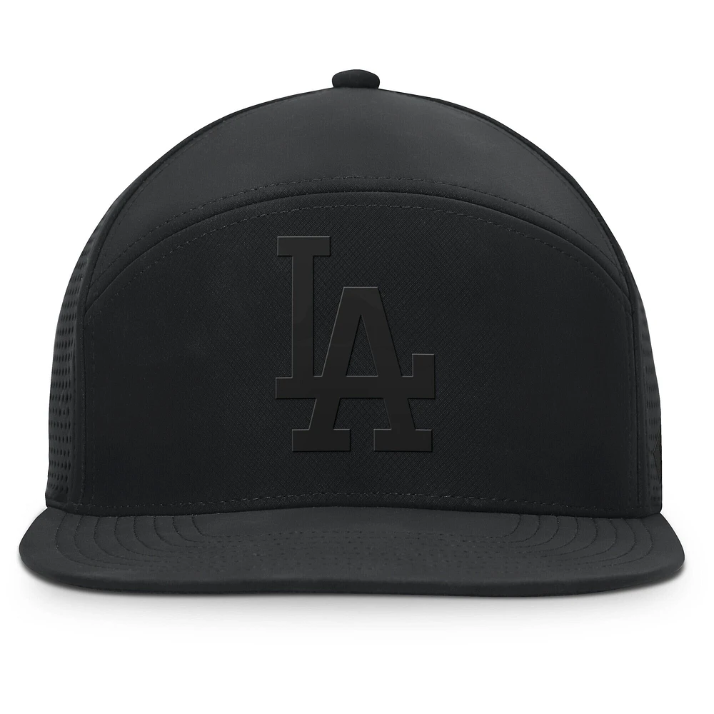 Casquette snapback Horizon des Los Angeles Dodgers Fanatics pour hommes, noire