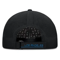 Casquette ajustable noire Los Angeles Dodgers Level Up Driver Fanatics pour homme