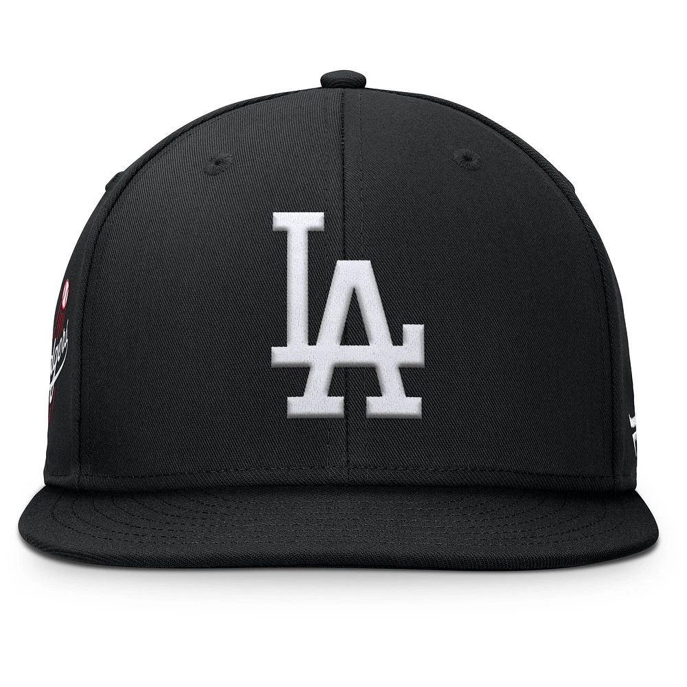 Men's Fanatics Black Los Angeles Dodgers Walk-Off Bullpen Snapback Hat