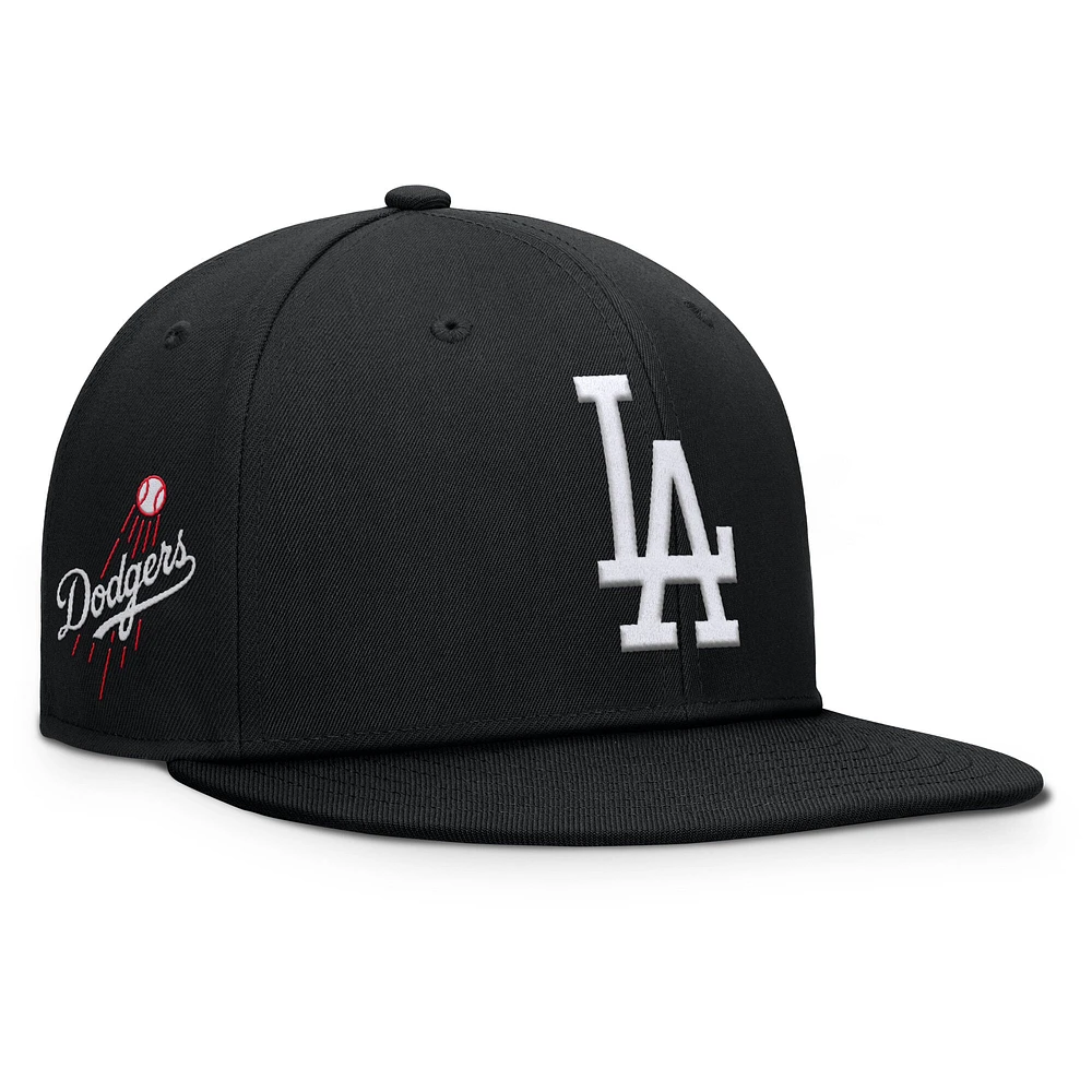 Men's Fanatics Black Los Angeles Dodgers Walk-Off Bullpen Snapback Hat