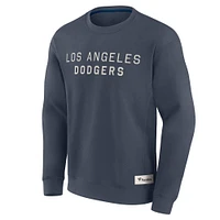 Men's Fanatics Blue Los Angeles Dodgers Elements Future Ground Lettering Pullover Sweatshirt
