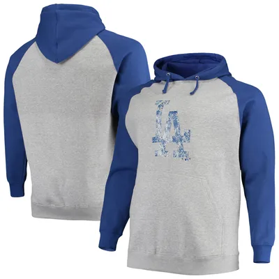 Los Angeles Dodgers Fanatics Branded Chip In Team Pullover Hoodie -  Royal/White