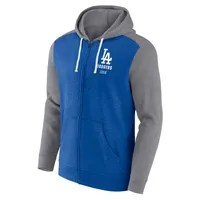 Women's Fanatics Branded Heathered Gray Los Angeles Dodgers