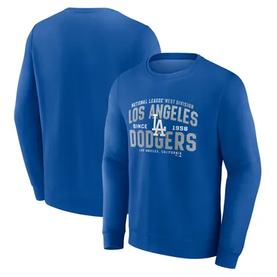 Los Angeles Dodgers Men's 47 Brand Blue Crew Pullover Sweatshirt - Medium