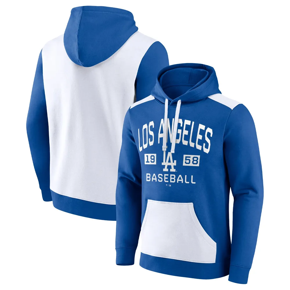 Los Angeles Dodgers Sweater Mens Large Blue Hoodie Baseball Fanatics Zip Up