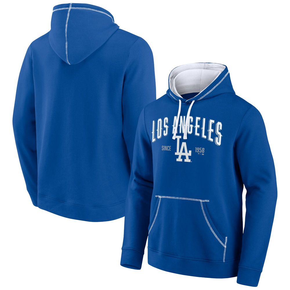 Women's Fanatics Branded White Los Angeles Dodgers Series Pullover Sweatshirt