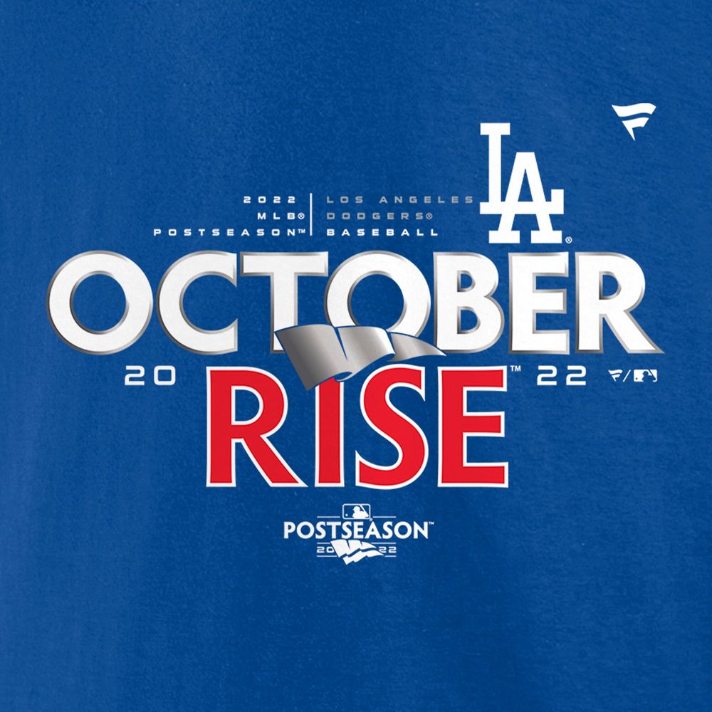 Lids Los Angeles Dodgers Youth 2022 Postseason Locker Room T-Shirt