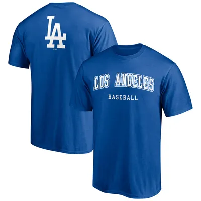 Fanatics Men's Royal Los Angeles Dodgers Official Wordmark T-shirt