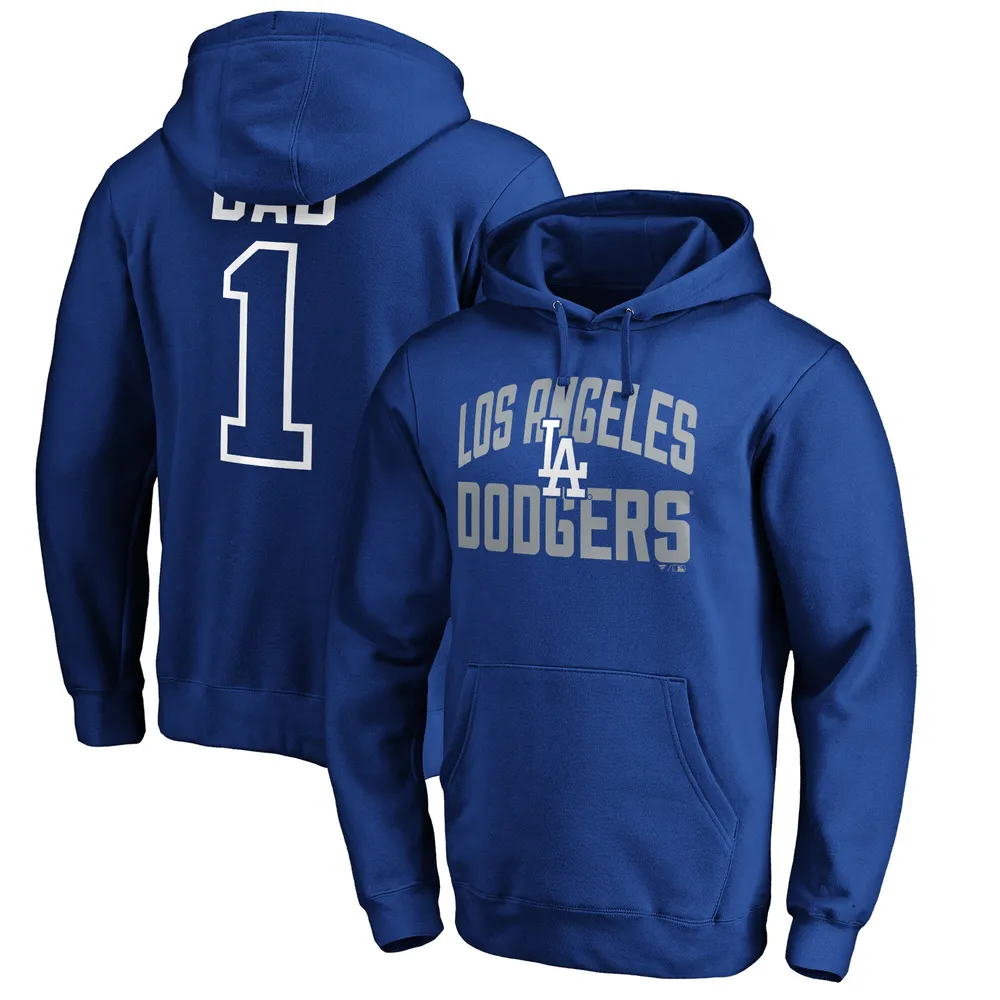Men's Los Angeles Dodgers Fanatics Branded Royal Seven Games Pullover Hoodie