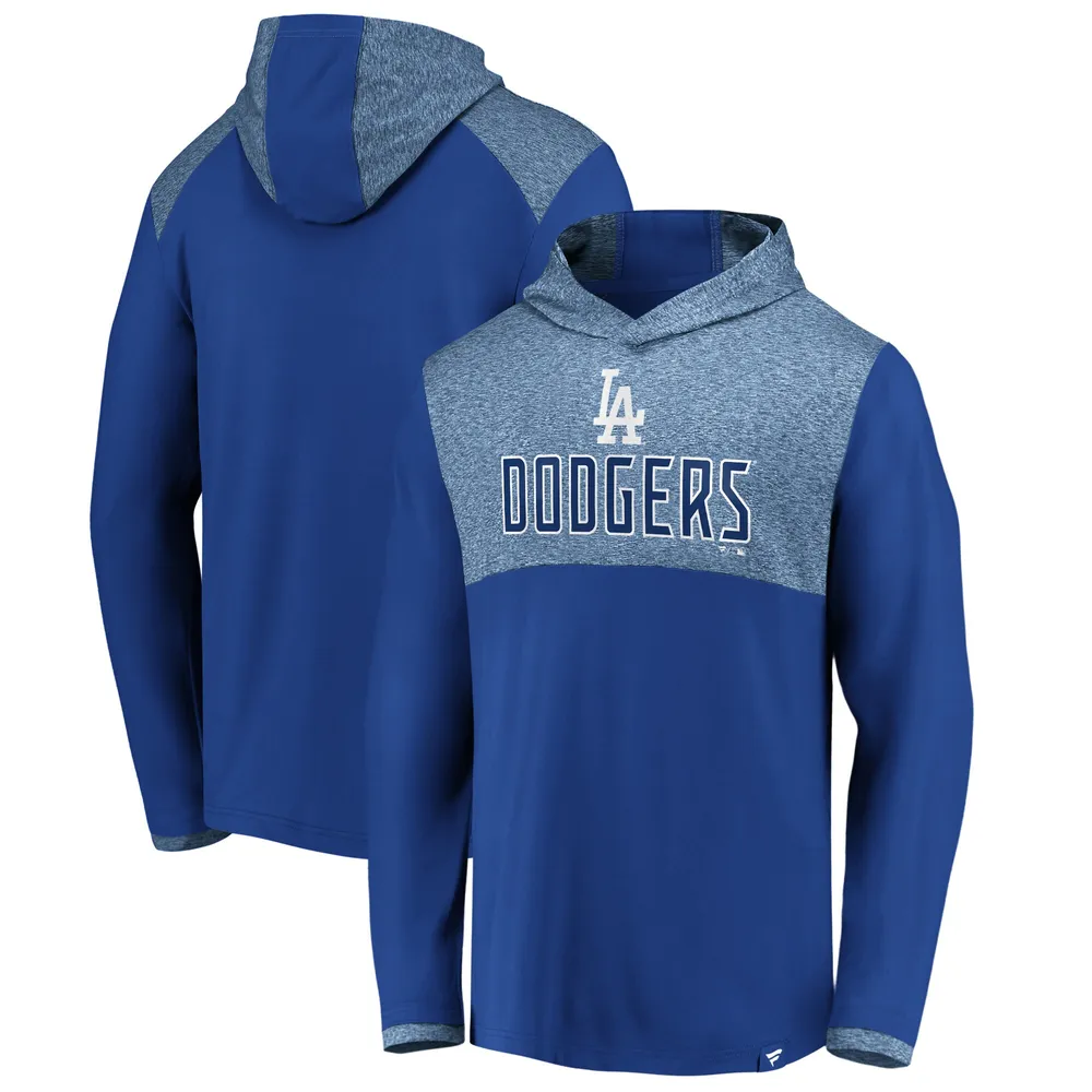 LOS ANGELES DODGERS HOODIE MENS MEDIUM LONG SLEEVE BLUE FANATICS PULLOVER