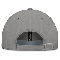 Casquette ajustable Fanatics pour hommes gris Los Angeles Dodgers Core