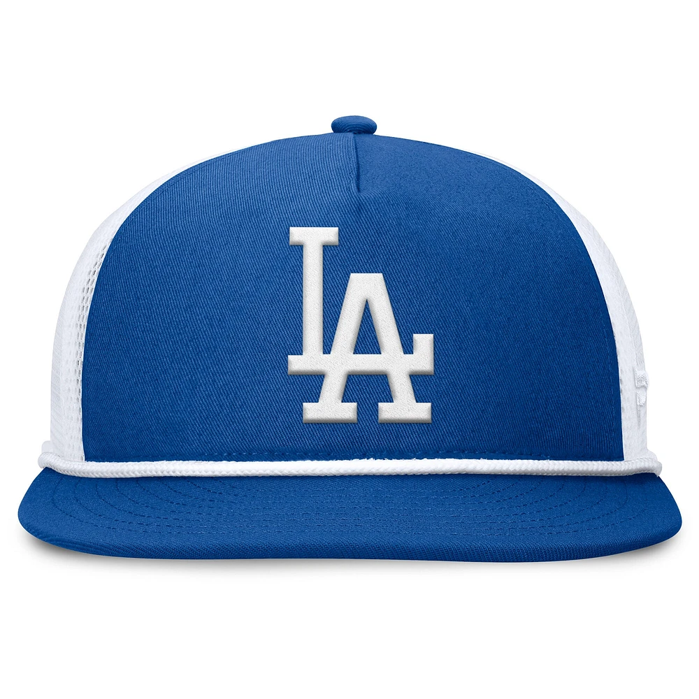 Casquette snapback Fanatics Royal/White Los Angeles Dodgers Clubhouse Change Up pour homme