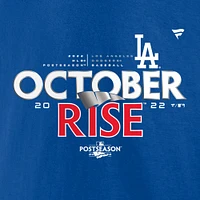 Men's Fanatics Royal Los Angeles Dodgers Postseason Locker Room Big & Tall T-Shirt