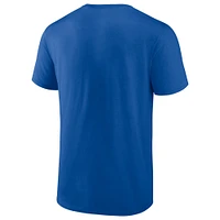 T-shirt Fanatics Royal Los Angeles Dodgers 2024 MLB pour hommes, vestiaire d'après-saison