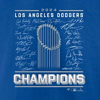 T-shirt Fanatics Royal Los Angeles Dodgers pour hommes, équipe de champions la série mondiale 2024, taille grande et