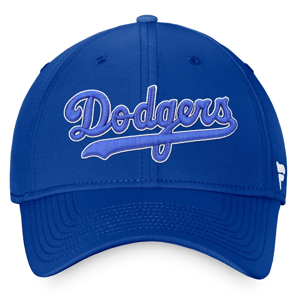 Casquette Fanatics Royal Los Angeles Dodgers Cooperstown Core Flex pour hommes