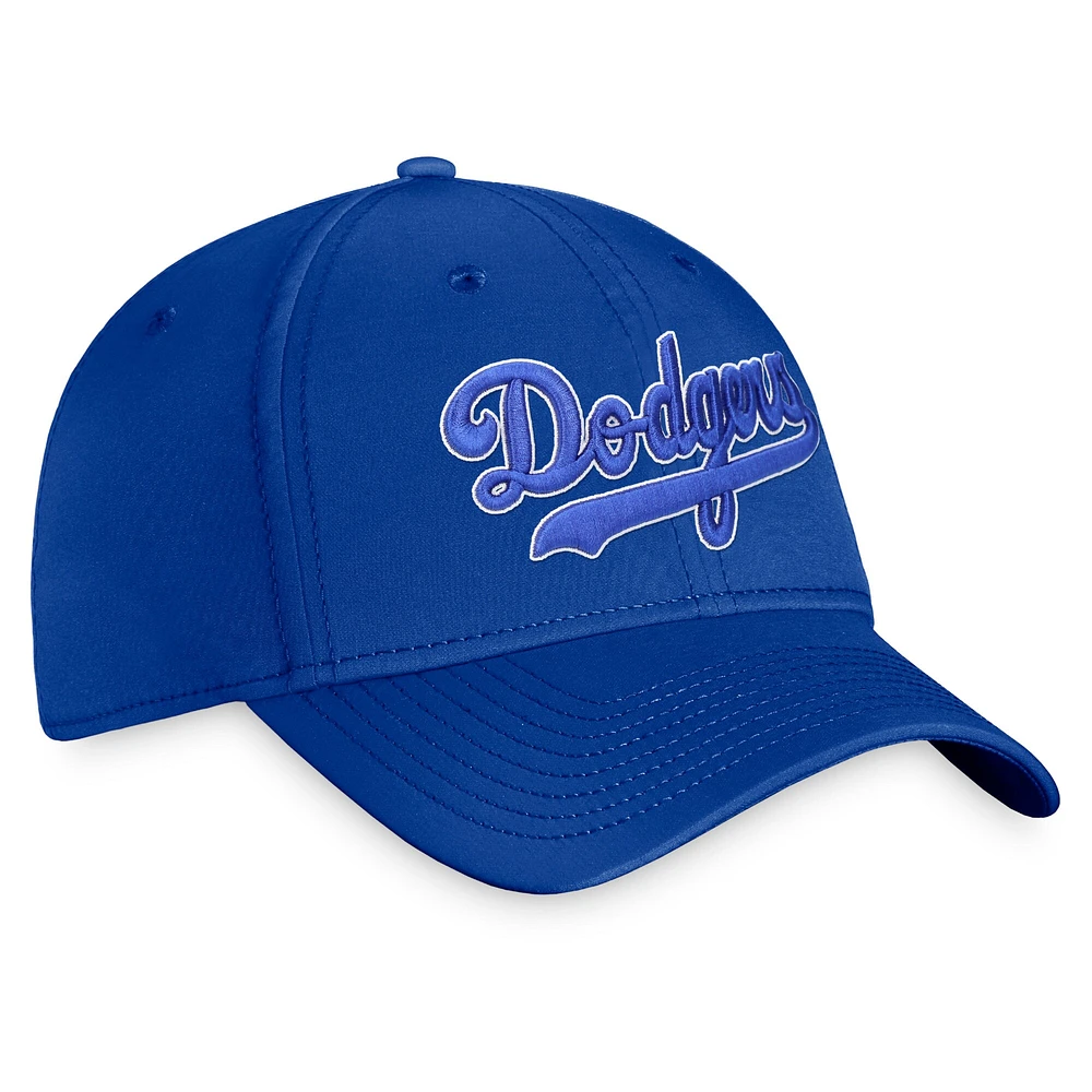 Casquette Fanatics Royal Los Angeles Dodgers Cooperstown Core Flex pour hommes