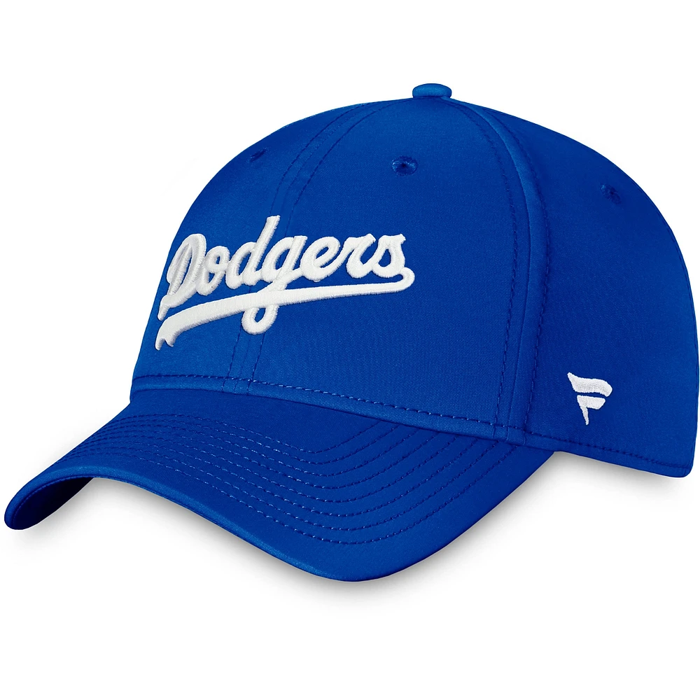 Casquette Core Flex Fanatics Royal Los Angeles Dodgers pour hommes