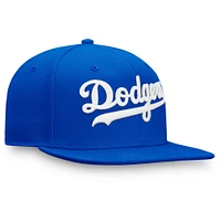 Casquette ajustée Fanatics Royal Los Angeles Dodgers Team Core pour hommes