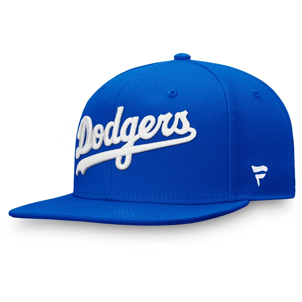 Casquette ajustée Fanatics Royal Los Angeles Dodgers Team Core pour hommes