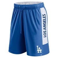 Short de défenseur Fanatics Royal Los Angeles Dodgers Win The Match pour hommes