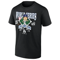 T-shirt Fanatics Shohei Ohtani pour homme, champion de la série mondiale 2024 des Dodgers Los Angeles, noir, Sho-Time