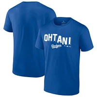 T-shirt de joueur Fanatics Shohei Ohtani Royal Los Angeles Dodgers pour hommes