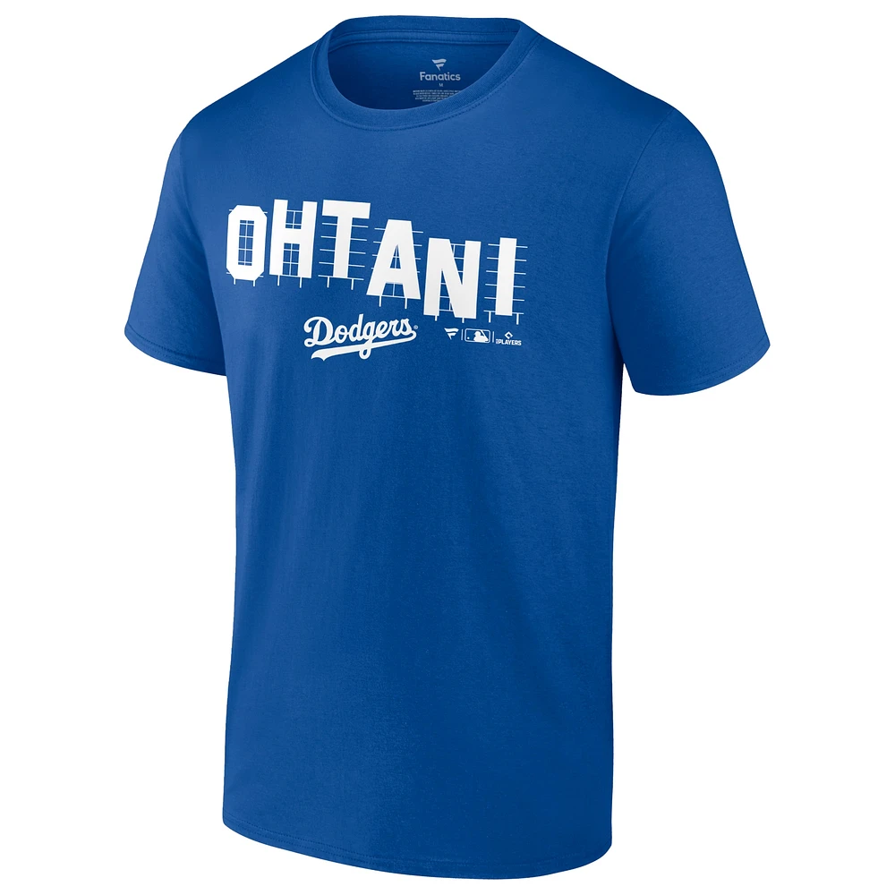 T-shirt de joueur Fanatics Shohei Ohtani Royal Los Angeles Dodgers pour hommes