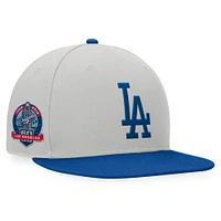 Men's Fanatics Tan/Royal Los Angeles Dodgers Glory Days Two-Tone Snapback Hat