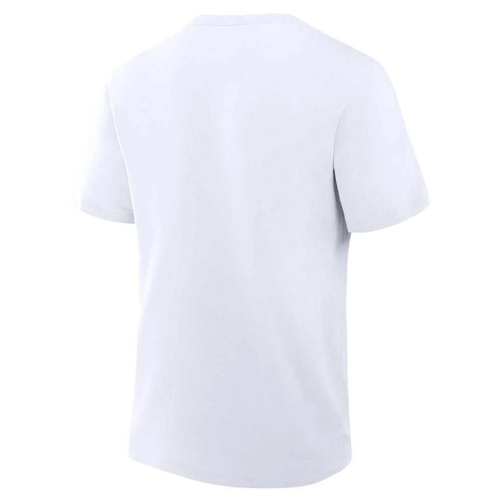 T-shirt Fanatics pour homme blanc Los Angeles Dodgers 2025 Spring Training Cactus League True Icon