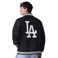 Men's G-III Sports by Carl Banks Black Los Angeles Dodgers Full-Snap Jacket