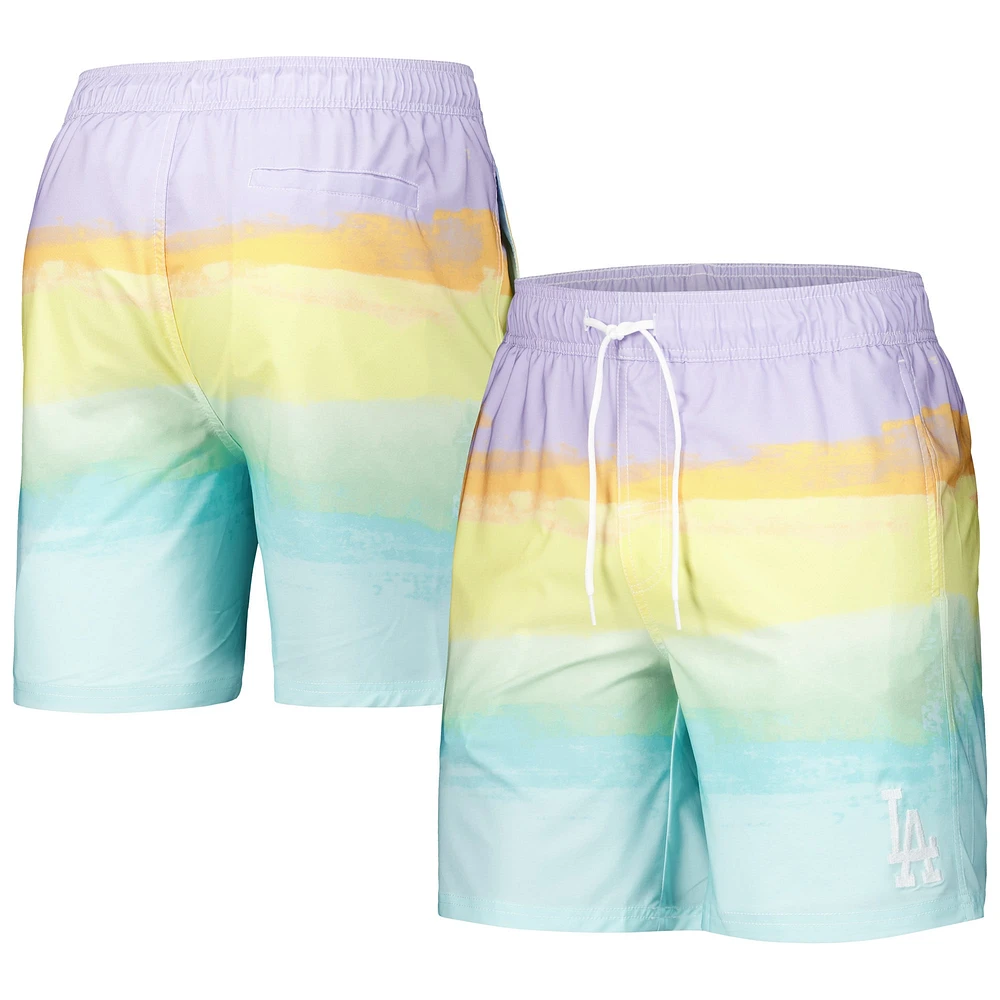 Short de bain G-III Sports by Carl Banks Los Angeles Dodgers Perfect Game Volley pour hommes