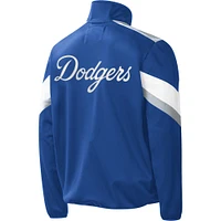 G-III Sports by Carl Banks Royal Los Angeles Dodgers Earned Run Veste entièrement zippée pour homme