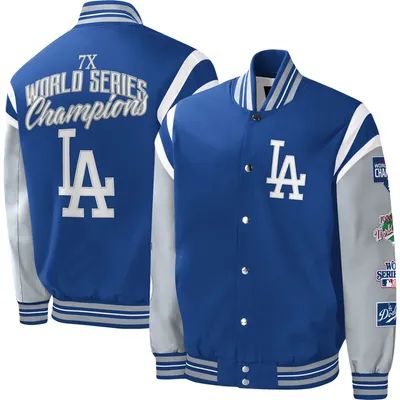 Women's Los Angeles Dodgers PINK by Victoria's Secret Royal Anorak