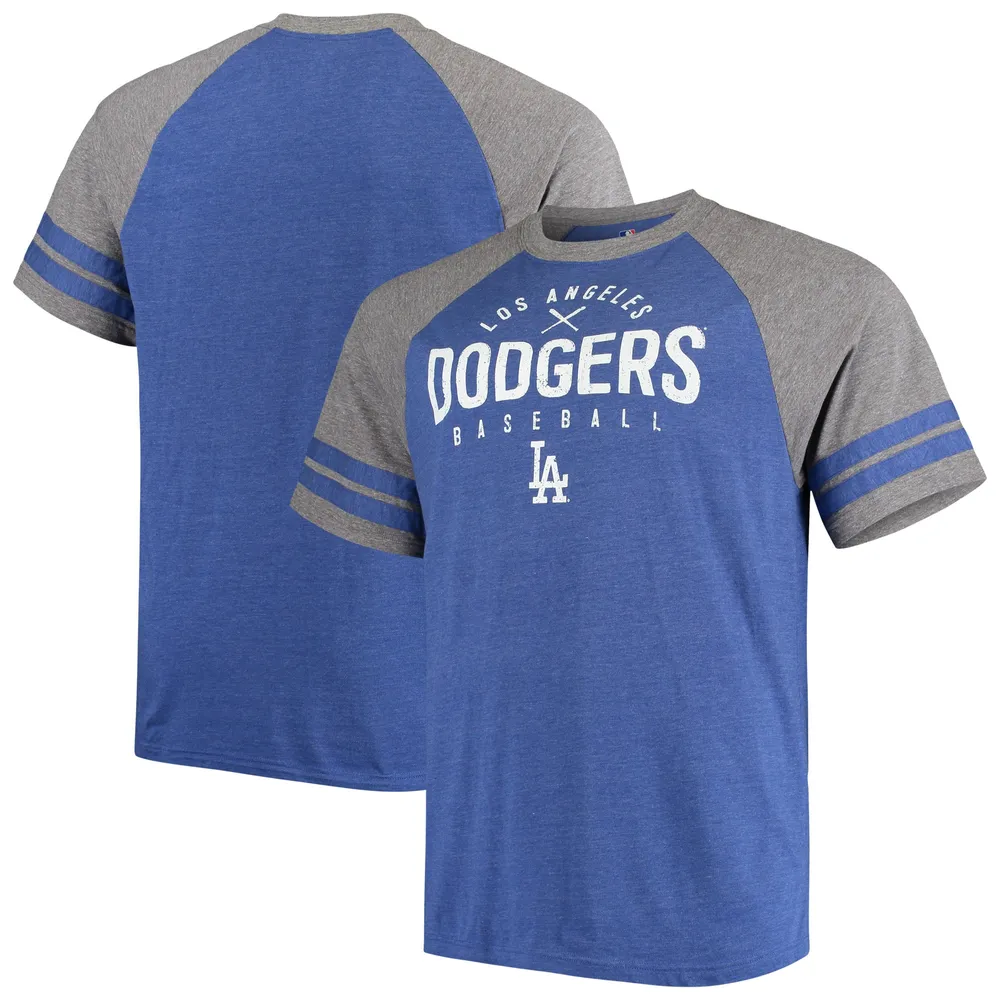 Dodger Stadium Los Angeles T-Shirt from Homage. | Ash | Vintage Apparel from Homage.