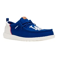 Chaussures décontractées Hey Dude Royal Los Angeles Dodgers Wally pour hommes