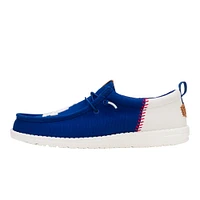 Chaussures décontractées Hey Dude Royal Los Angeles Dodgers Wally pour hommes